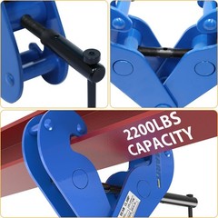 Vertical Beam Clamp 2200lbs (1 Ton) Working Load Limit 2200 IBS