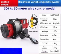 Brushless Adjustable Speed Variable Frequency Small Diamond Elevator 220V Crane