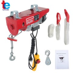 440lbs Electric Hoist w/ 40ft Single Cable Lifting Height & 6.6ft Remote Control