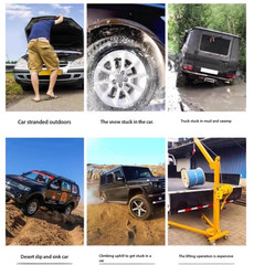 Electric Winch 12V/24V Off-Road Vehicle Self-Rescue Electric Hoist Winch
