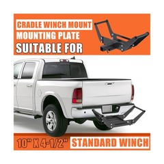 ECOTRIC 10x 4 1/2 Cradle Winch Mount Mounting Plate 8000-13,000 Lb Capacity W…