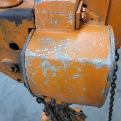 COFFING DUFF-NORTON 8 TON HAND HOIST 8′ LIFT 7′ PULL H2425 W/ CROSBY HOOKS