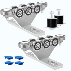 6+2 Wheel Hoist Trolley with Roller Limit, Unistrut Trolley Kit for Electric Hoi