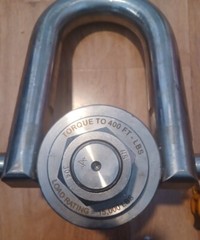 ADB 37654-1 HOIST RING 15,000 LOAD RATING STAINLESS STEEL