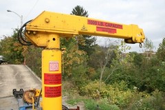 Air Technical Electric Boom Hoist Crane 1000 lb cap NOTMJCPRT186101M Counter