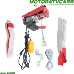 ALL-CARB 440lbs Electric Hoist with 14 FT Wired Remote Control 510W Motor