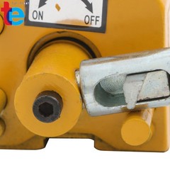 Permanent Magnetic Lifter Lifting Magnet 440 lbs/200 kg Neodymium Hoist – Yellow