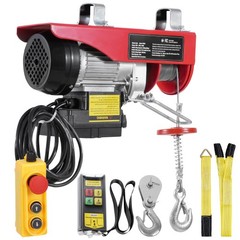 Electric Hoist Crane: 440lb Capacity, 328ft Wireless & 14ft Wired Remote