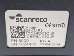 SCANRECO G5CU R5 P/N: 5000 RADIO REMOTE CONTROL RECEIVER RELAY W/O ANTENNA #1