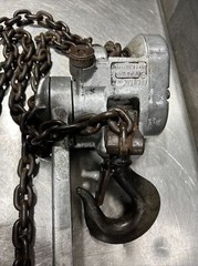 CM Hoist 3 ton puller lever aluminum chain hoist model B. Used Surplus