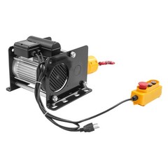 Electric Hoist Winch With Wired Control 881LBS Long Steel Wire Rope Lifting Tool