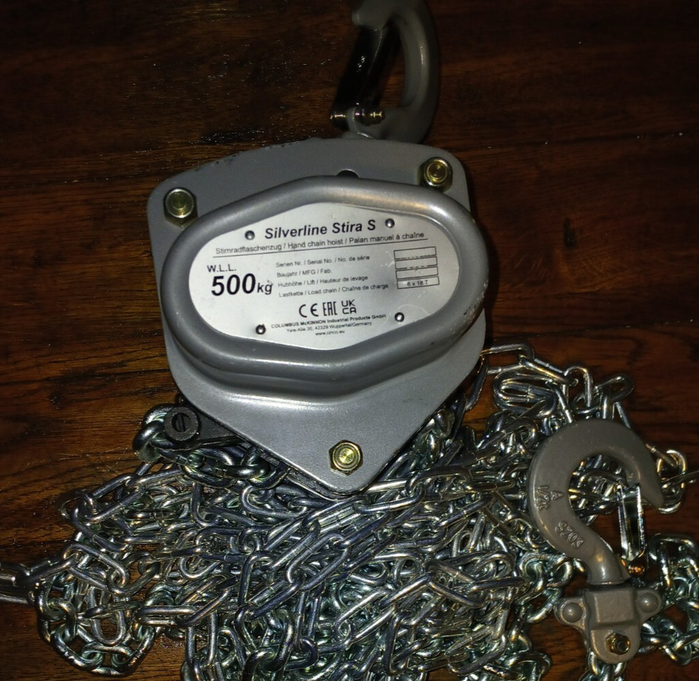 Silverline Stira S 500kg Hand Chain Hoist