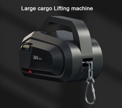 Electric Rope Climbing Machine Large Cargo Crane Remote Control Crane 36V