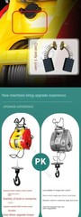 Mini Electric Hoist 220V Suspended Lifter Home Use Lifting Crane Winch
