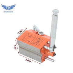 Magnetic Lifter Lifting Magnet Hoist 220lbs/100 kg 2.5 Safety Factor Orange