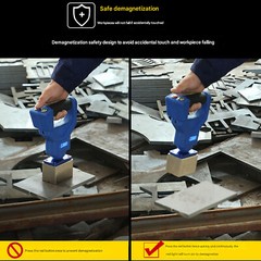 New Electric Control Hand-held Permanent Magnet Lifter Steel Plate Handling Tool
