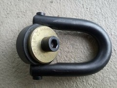 Jergens 2,500 Lbs. Load Capacity, Safety Engineered Center Pull Hoist Ring