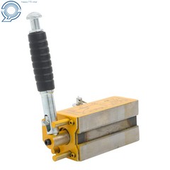 Permanent Magnetic Lifter 440lbs Lifting Capacity 2.5 Safety Factor Yellow
