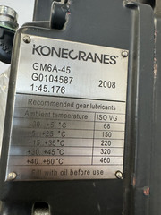 Konecranes Gearbox GM645