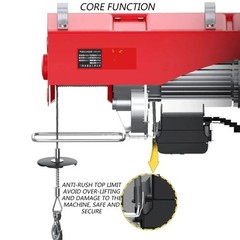Home Crane Miniature Wire Rope Electric Hoist/220V Lifting Brick