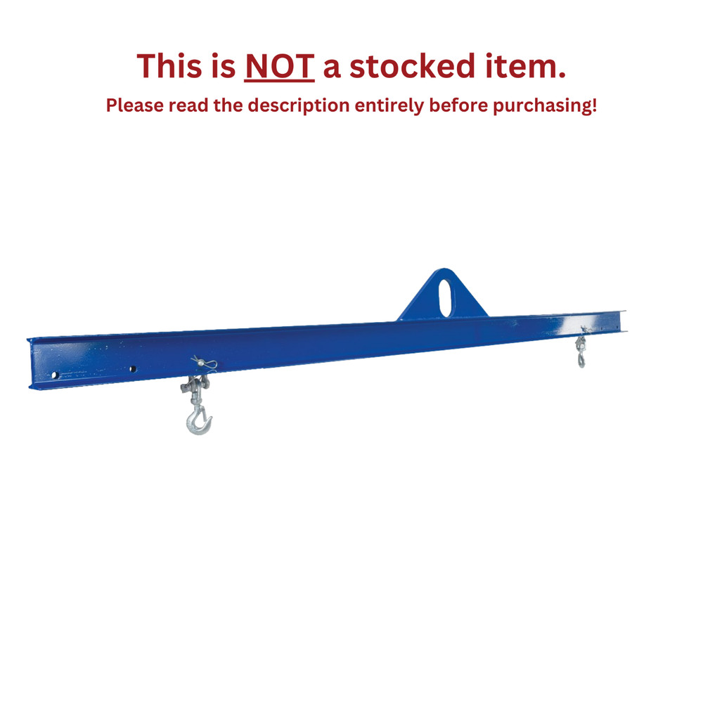 VESTIL ECONOMY SPREADER BEAM – 2000 LB CAPACITY, 96 IN. LENGTH – SBM-20-8