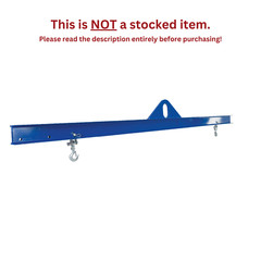 VESTIL ECONOMY SPREADER BEAM – 2000 LB CAPACITY, 96 IN. LENGTH – SBM-20-8