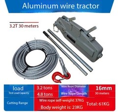 Towing Machine Wire Rope Hand Chain Hoist Electric Tensioner Puller
