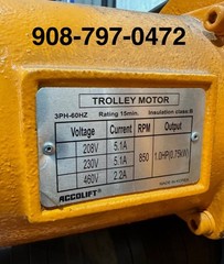 ACCOLIFT 10 Ton Electric Chain Hoist 20 Feet of Lift Free Freight