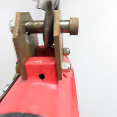 ARO 7756E-2C10-C6 1/2 Ton Air Hoist 10′ Travel Pendant Operated Missing Hook
