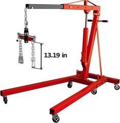 3 Position Steel Engine Leveler with Adjustable Handle, 1500 lb Capacity