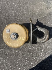 NOS Yale Crane Hook, 5 Ton Block Sheave w/ Latch & Shield/Guard