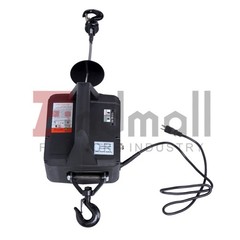 2-in-1 Portable Electric Hoist Power Winch 1100 lbs Wired Remote Control 1500W