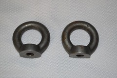 EYE BOLTS ~ LIFTING EYE BOLTS ~ M12 ~ (2) TOTAL ~ NEW