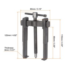 2-Jaw Gear Puller 4″ Carbon Steel Separate Lifting Device for Bearings