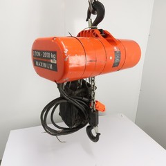 CM Lodestar Model RRS 2Ton 4000LB Electric Chain Hoist 10’Lift 16FPM 3Ph 230/460