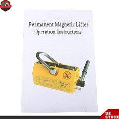Lifting Magnet Permanent Magnetic Lifter Neodymium Hoist 1000kg/2200lbs Orange
