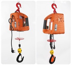 Portable Electric Hoist 220V Mini Crane with Wireless Remote Control for HomeUse