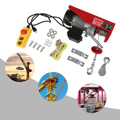 Pa100 Electric Hoist 480W 110/220 Lb Compact Winch With Wired Remote