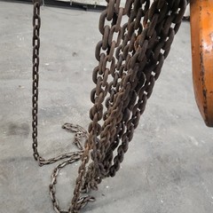 COFFING DUFF-NORTON 8 TON HAND HOIST 8′ LIFT 7′ PULL H2425 W/ CROSBY HOOKS