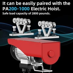 8 Wheel Hoist Trolley – Durable Strut Assembly for Silent, High-Capacity Lifting