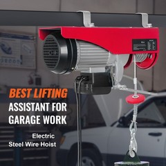 2200lb Warehouse Hoist 1600W 40ft Max Lift 14ft Remote