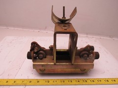 Bridge Crane C-Track Flat Cable Festoon Single Saddle Trolley 8″