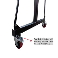 AGROTK 2000 lbs 1 Ton Adjustable Steel Portable Gantry Crane Portable Shop Lift