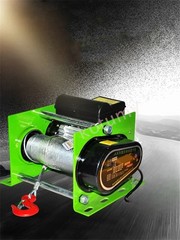 Small 220V Wireless Remote Control Hoist, 1T Electric Hoist Lifting Crane