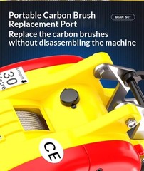 Electric Hoist Adjustable Speed Household Lifting Machine Wire Rope Fast Hoist