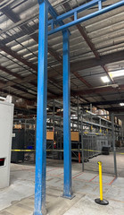 KONE Gorbel Adjustable 18 Ft Height Gantry Crane 2 Ton 4000 LBS 16 FT Span Hoist