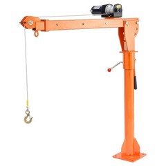 Truck Crane 1100lb Folding 360° Swivel Adjustable Boom