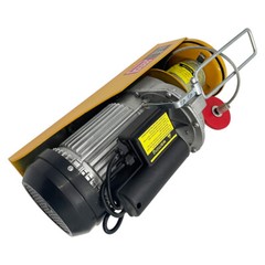 Electric Hoist Crane 2000 lb Winch with Wire Rope and Mount Plate