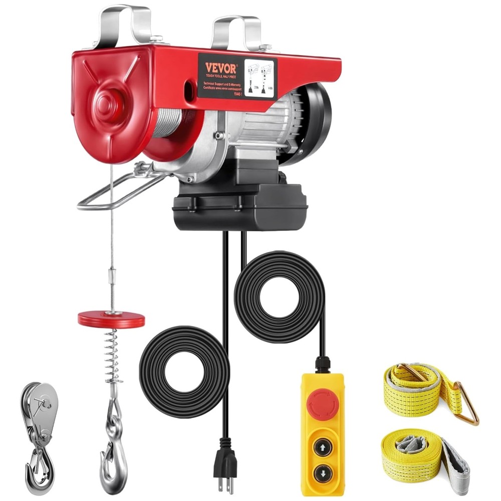 Material Handling Electric Hoist, 440lb Capacity
