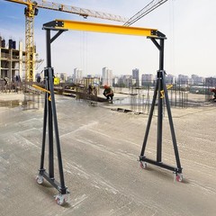 GARVEE Gantry Crane 4000 lbs Load Heavy Duty Steel Frame with 97–141 in Height